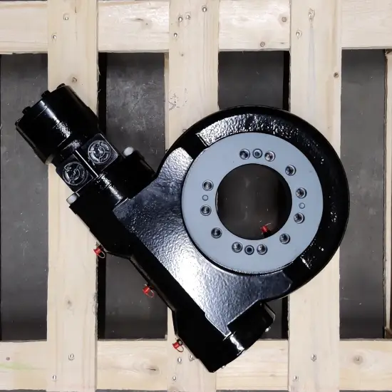MER7 hydraulic slew drive — top view